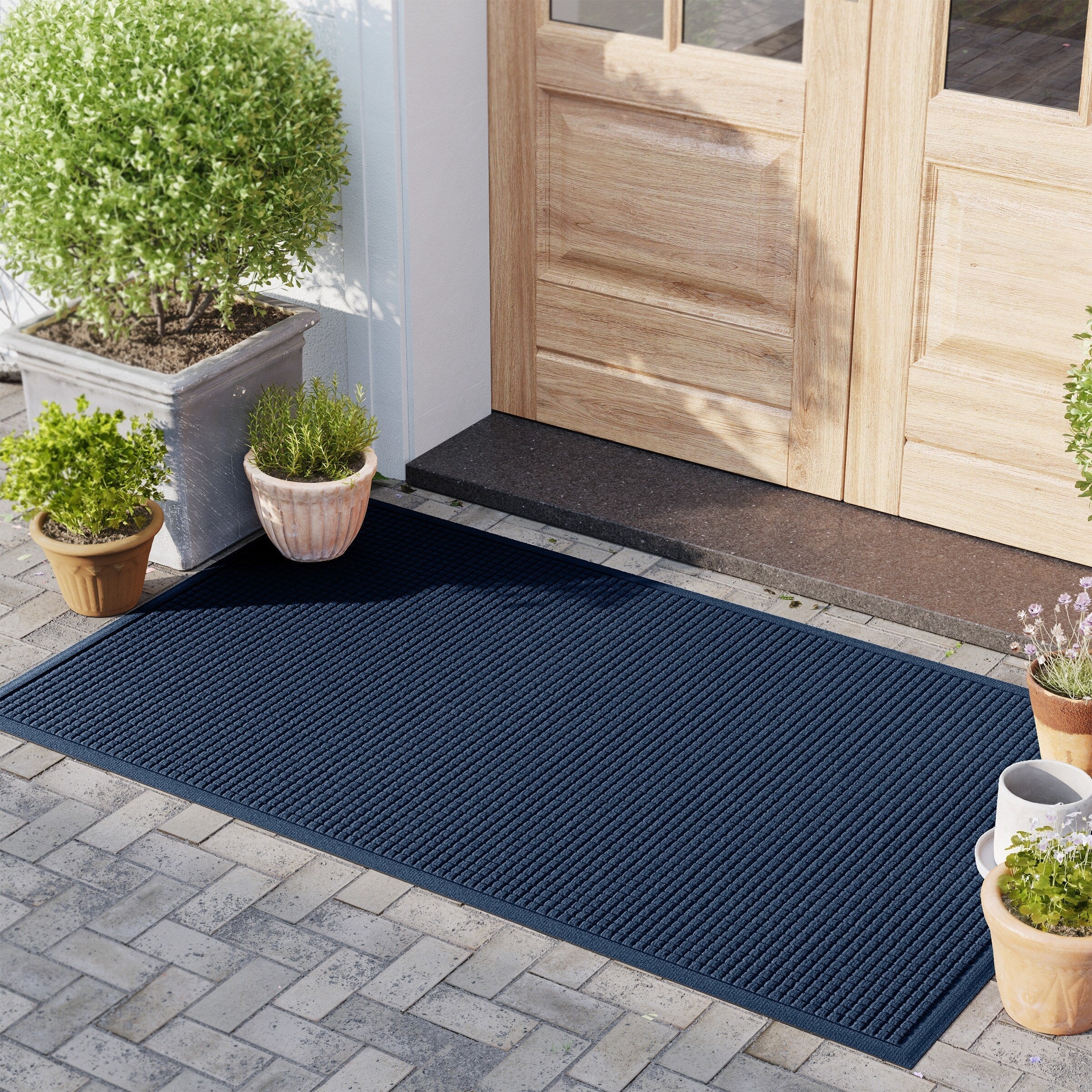 WaterHog Squares Indoor Outdoor Door Mat