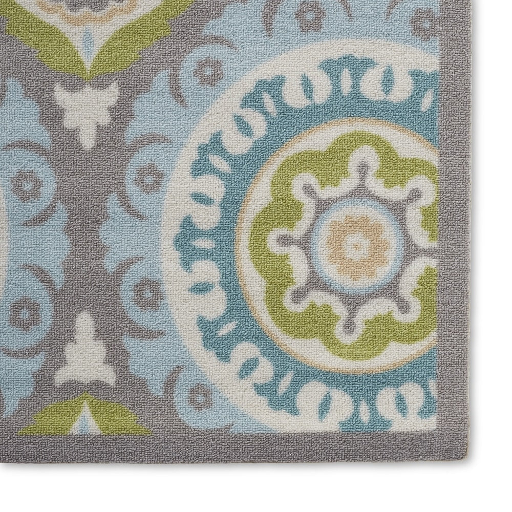 Waverly Sun N' Shade Indoor Outdoor Boho Medallion Area Rug