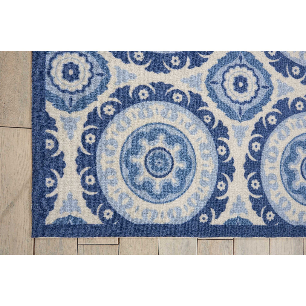 Waverly Sun N' Shade Indoor Outdoor Boho Medallion Area Rug