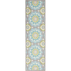 Waverly Sun N' Shade Indoor Outdoor Boho Medallion Area Rug