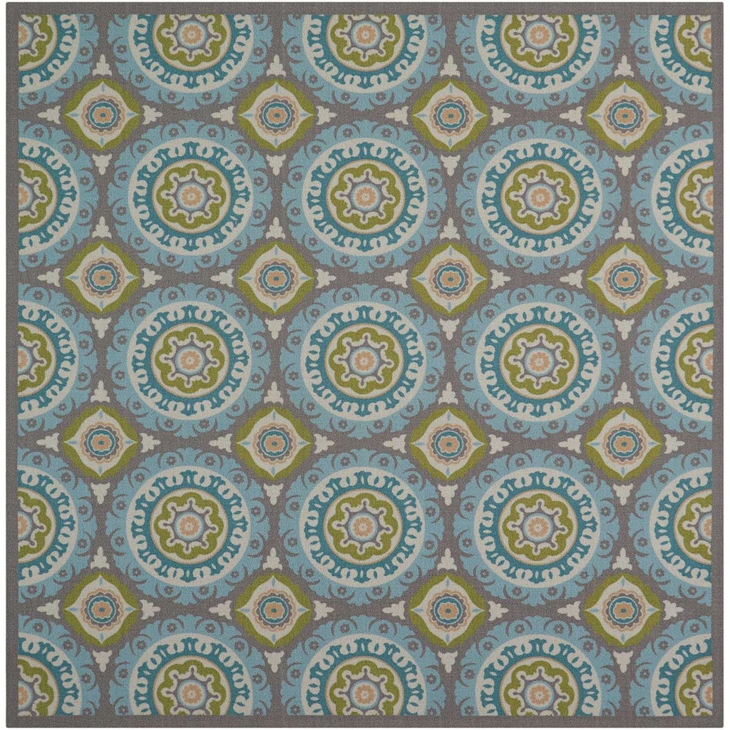 Waverly Sun N' Shade Indoor Outdoor Boho Medallion Area Rug