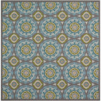 Waverly Sun N' Shade Indoor Outdoor Boho Medallion Area Rug