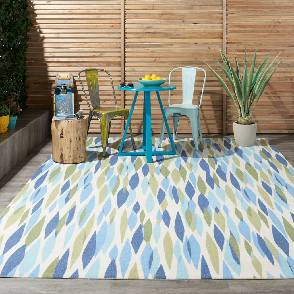 Waverly Sun N' Shade Modern Abstract Indoor Outdoor Area Rug
