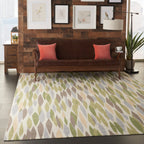 Waverly Sun N' Shade Modern Abstract Indoor Outdoor Area Rug