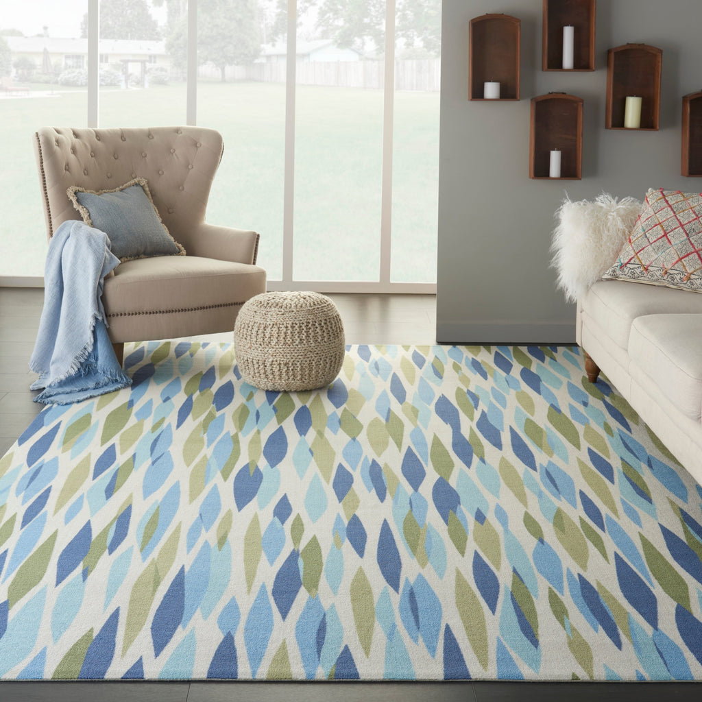 Waverly Sun N' Shade Modern Abstract Indoor Outdoor Area Rug