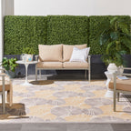 Waverly Sun N' Shade Modern Botanical Indoor/Outdoor Area Rug