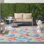 Waverly Sun N' Shade Modern Botanical Indoor/Outdoor Area Rug