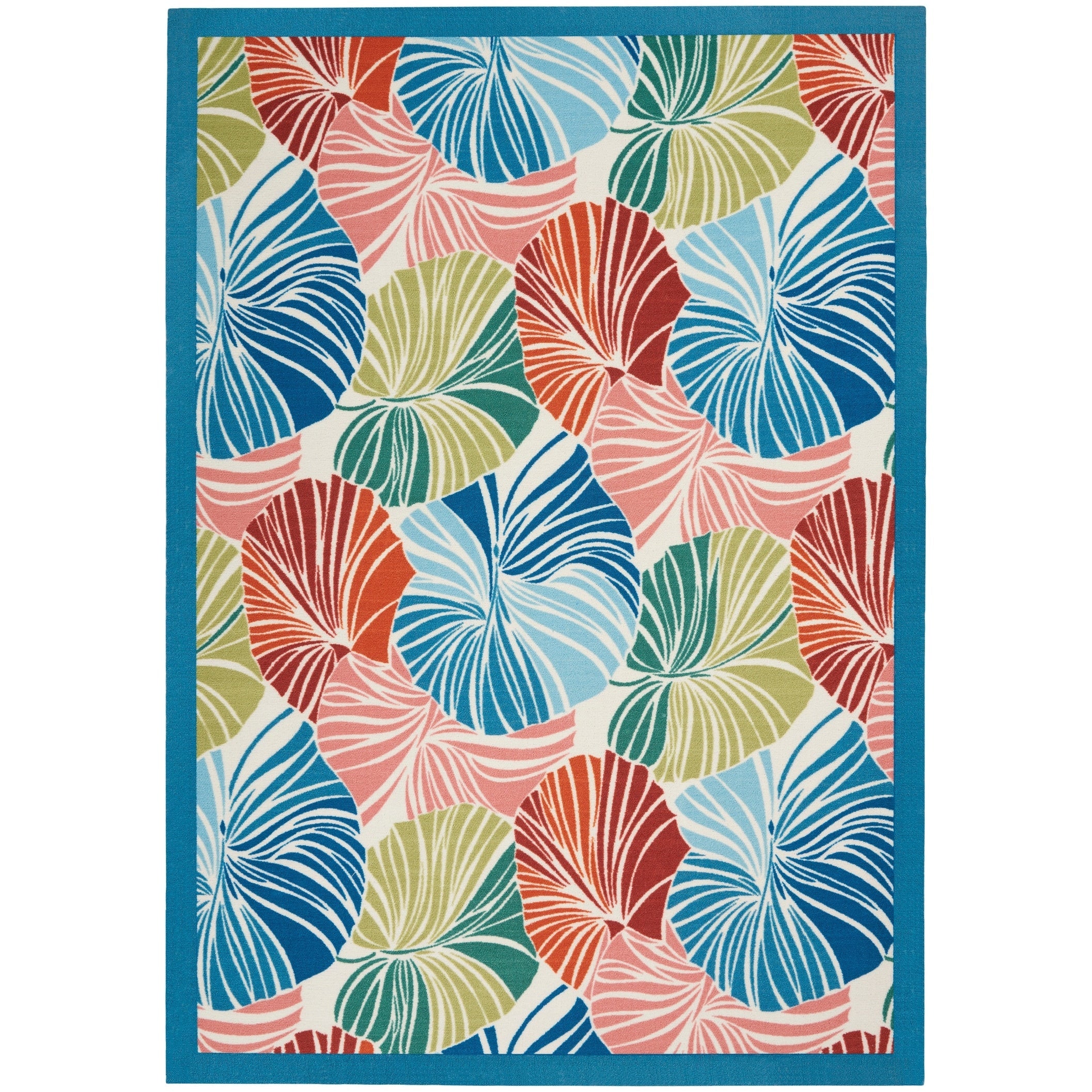 Waverly Sun N' Shade Modern Botanical Indoor/Outdoor Area Rug