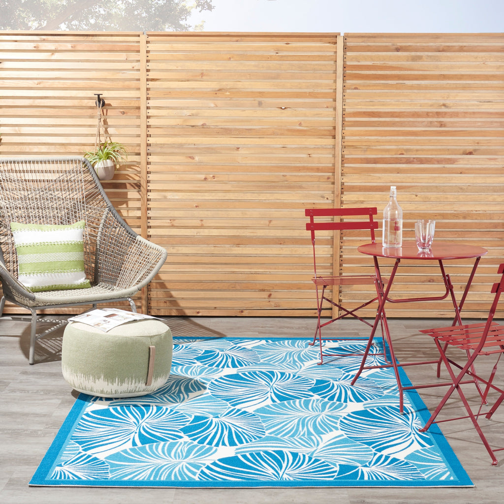 Waverly Sun N' Shade Modern Botanical Indoor/Outdoor Area Rug
