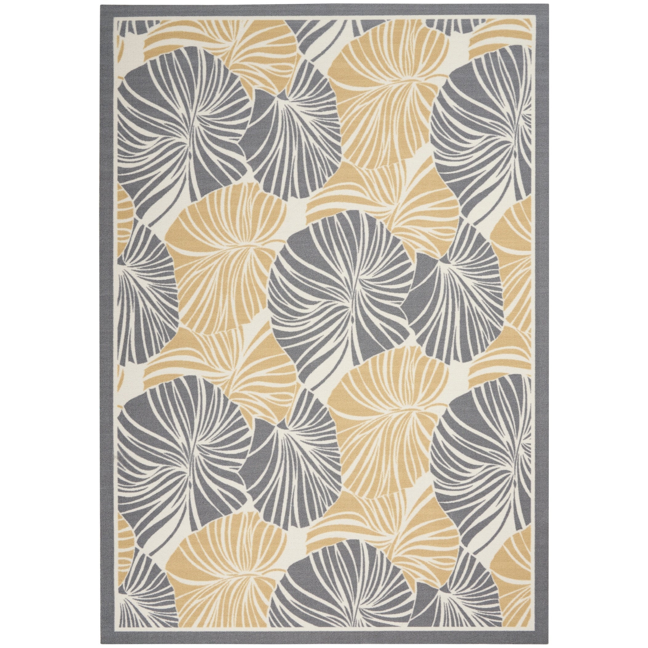 Waverly Sun N' Shade Modern Botanical Indoor/Outdoor Area Rug