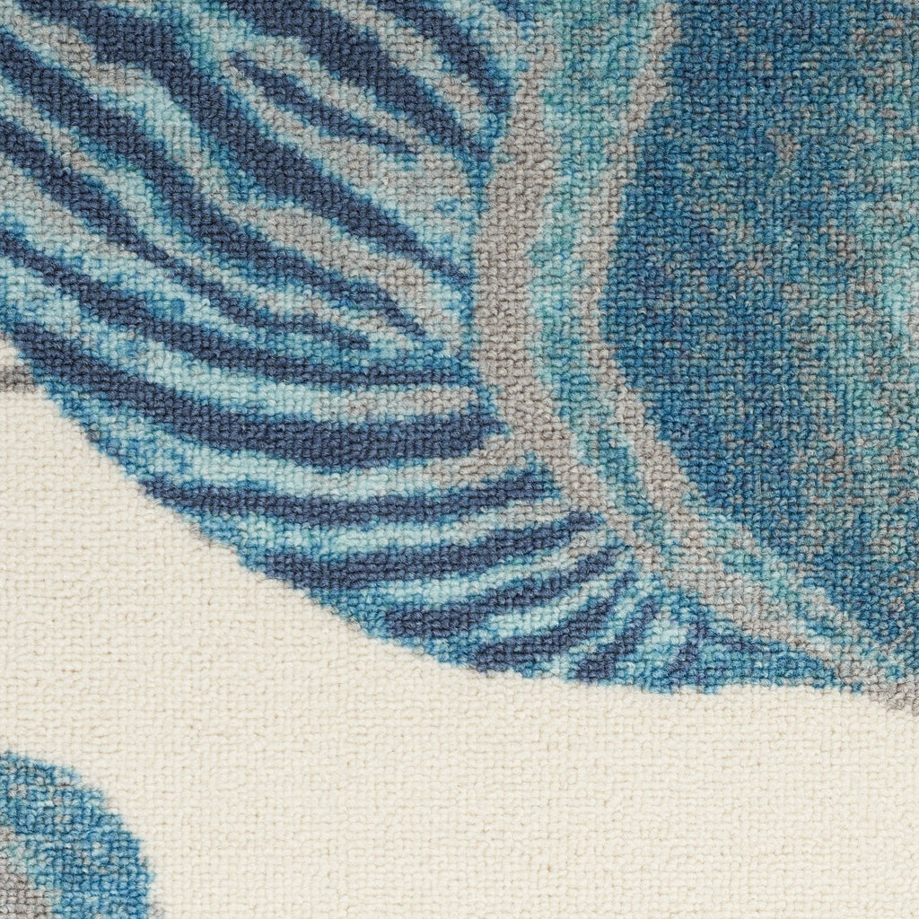 Waverly Sun & Shade Shore Thing Tropical Sea Shell Floral Indoor Outdoor Area Rug