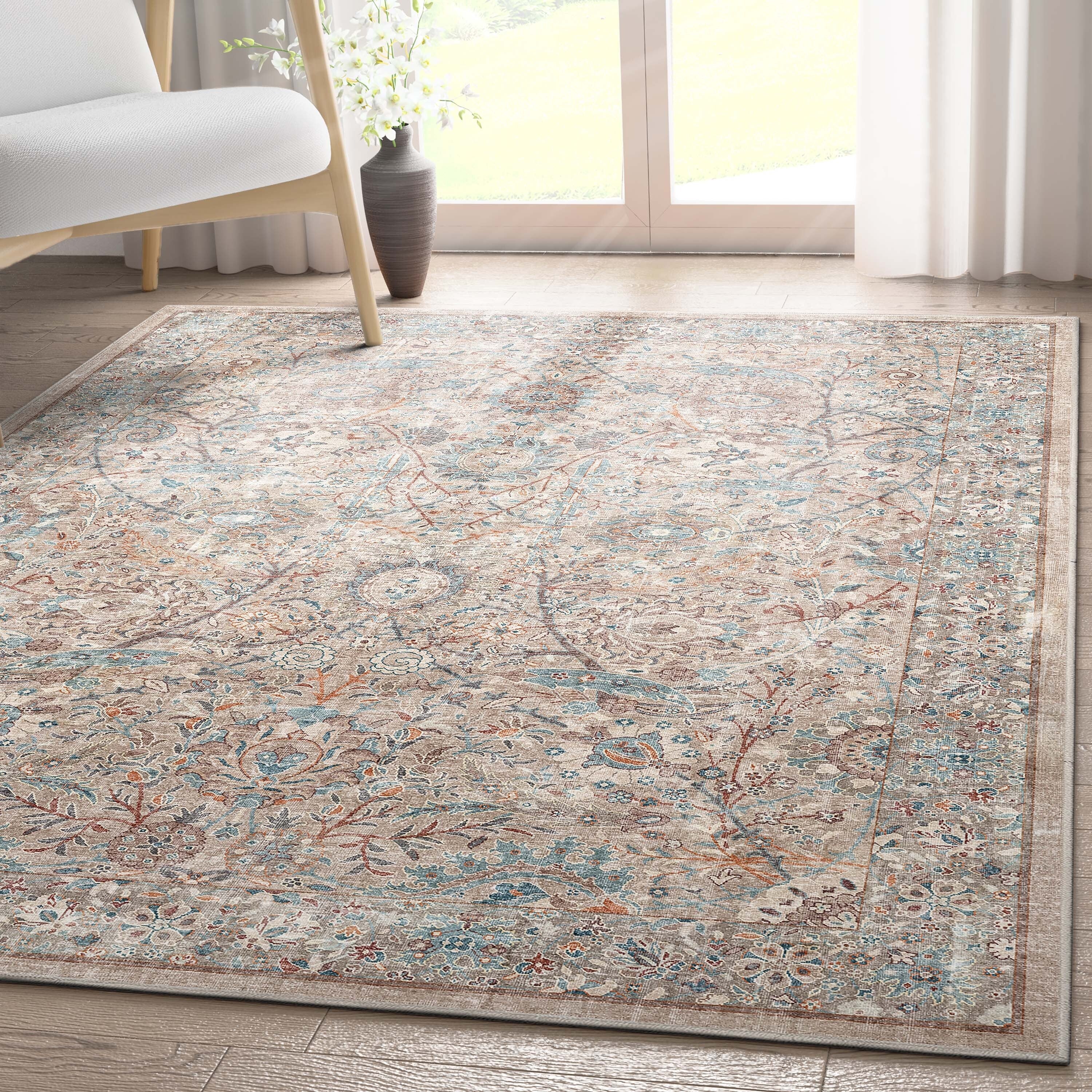 Well Woven Asha Vintage Emilia Flat-Weave Area Rug