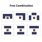 Wicker/ Steel 7-piece Outdoor Cushioned Sectional Sofa Set