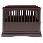 Wooden Pet Crate End Table with Lockable Door