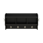 Woodland 40W Wall Mounted Coat Rack with Shelf by Bush Furniture