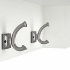 Woodland 40W Wall Mounted Coat Rack with Shelf by Bush Furniture