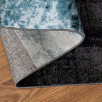 World Rug Gallery Abstract Polypropylene Machine-Made Circle Area Rug