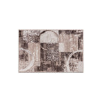 World Rug Gallery Abstract Polypropylene Machine-Made Circle Area Rug