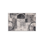 World Rug Gallery Abstract Polypropylene Machine-Made Circle Area Rug