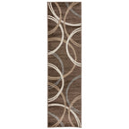 World Rug Gallery Contemporary Abstract Circles Design Area Rug