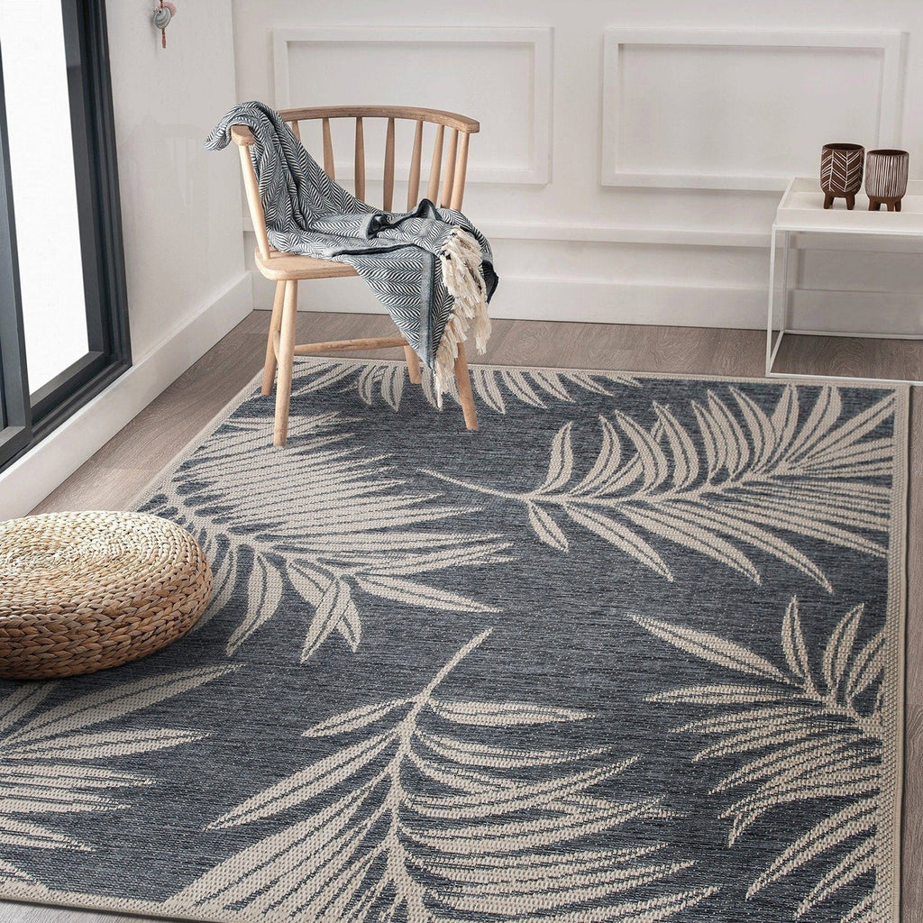 World Rug Gallery Contemporary Floral Indoor/Outdoor Area Rug