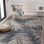 World Rug Gallery Contemporary Floral Indoor/Outdoor Area Rug