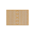 World Rug Gallery Distressed Geometric Bohemian Textured Flat Weave Indoor/Outdoor Area Rug