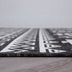 World Rug Gallery Distressed Geometric Bohemian Textured Flat Weave Indoor/Outdoor Area Rug