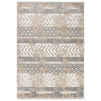 World Rug Gallery Distressed Geometric Indoor/Outdoor Area Rug