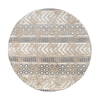 World Rug Gallery Distressed Geometric Indoor/Outdoor Area Rug