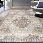 World Rug Gallery Distressed Traditional Indoor/Outdoor Area Rug
