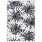 World Rug Gallery Floral Tropical Reversible Recycled Plastic Outdoor Rugs