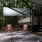 World Rug Gallery Floral Tropical Reversible Recycled Plastic Outdoor Rugs