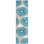 World Rug Gallery Modern Floral Circles Area Rug