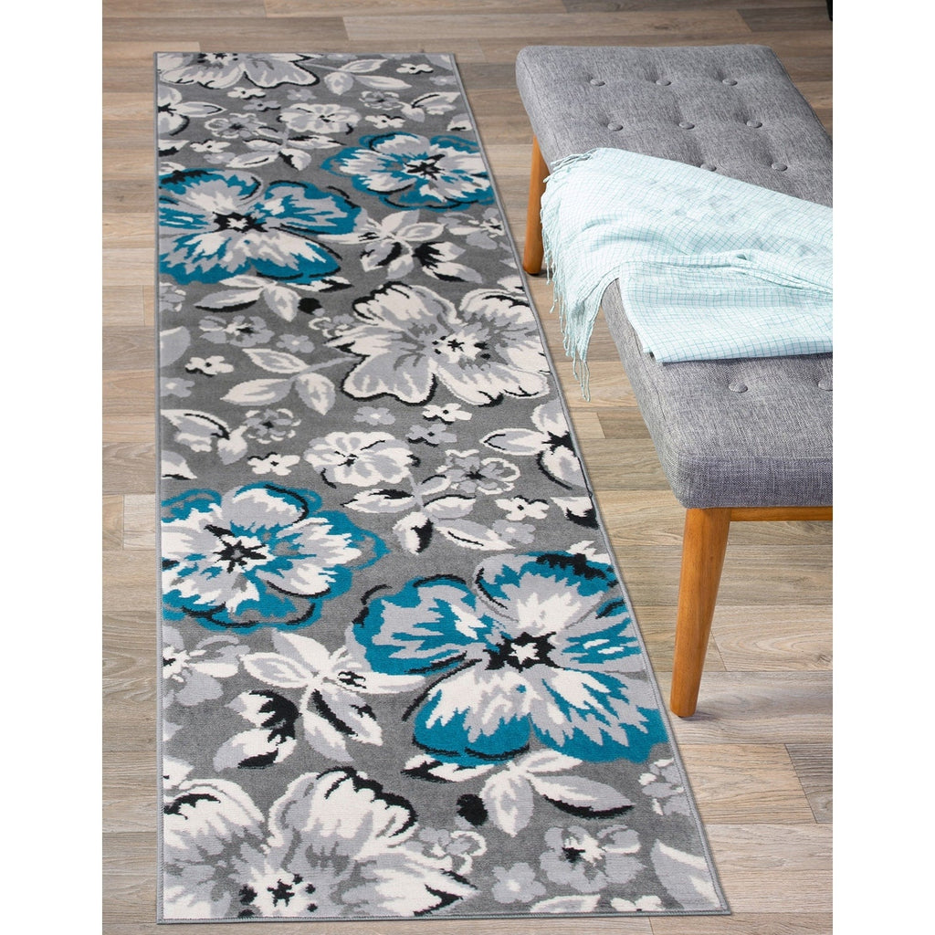 World Rug Gallery Modern Floral Design Area Rug