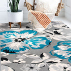 World Rug Gallery Modern Floral Design Area Rug
