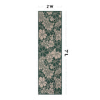 World Rug Gallery Modern Floral Flowers Textured Flat Weave Indoor/Outdoor Area Rug