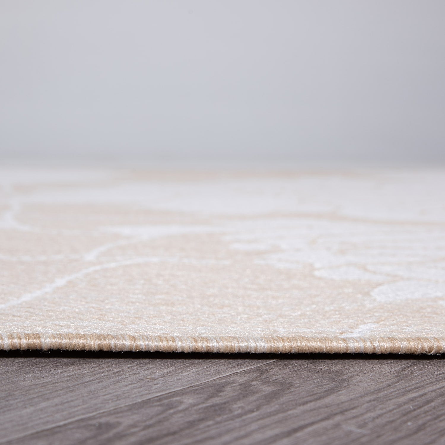 World Rug Gallery Modern Floral Flowers Textured Flat Weave Indoor/Outdoor Area Rug