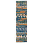 World Rug Gallery Modern Stripes Faded Geometric Indoor/Outdoor Area Rug