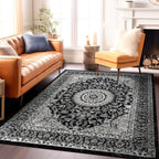 World Rug Gallery Traditional Oriental Medallion Area Rug