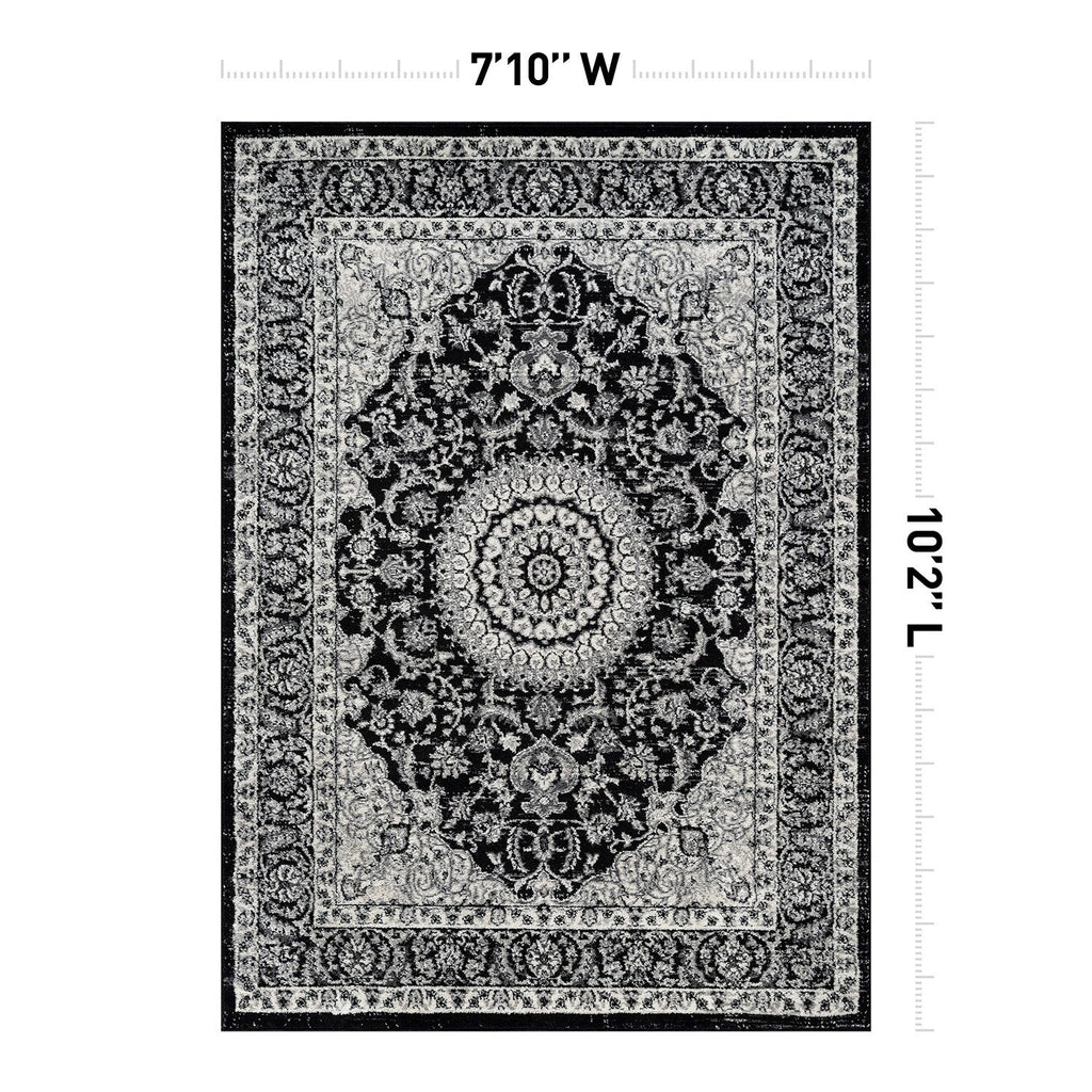 World Rug Gallery Traditional Oriental Medallion Area Rug