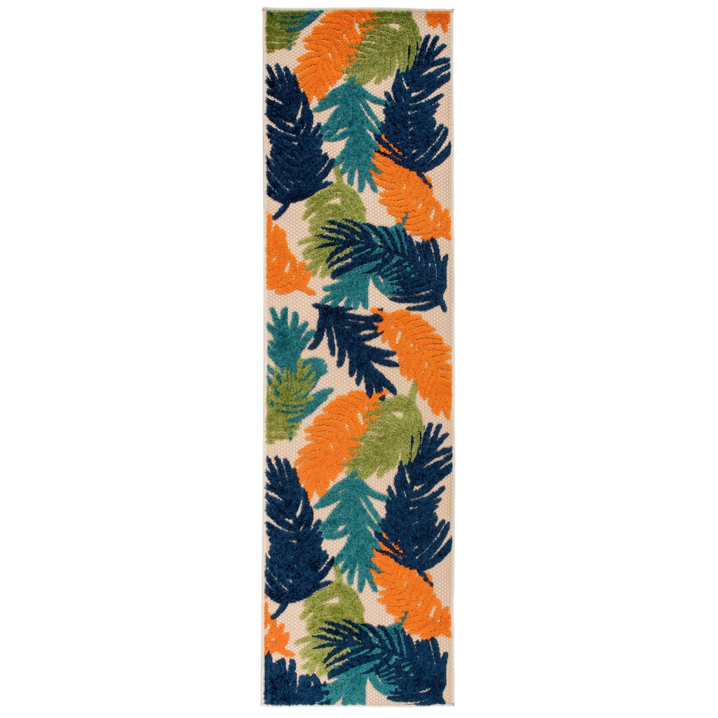 World Rug Gallery Tropical Floral Modern Indoor/Outdoor Area Rug