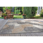 World Rug Gallery Tropical Floral Modern Indoor/Outdoor Area Rug