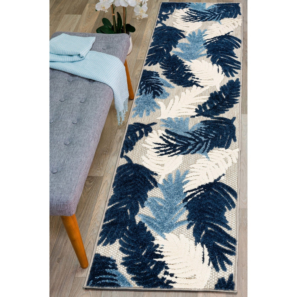 World Rug Gallery Tropical Floral Modern Indoor/Outdoor Area Rug