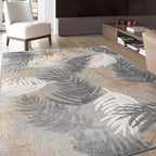 World Rug Gallery Tropical Floral Modern Indoor/Outdoor Area Rug