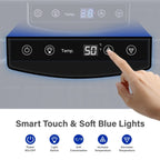 Yeego 17 Inch Single Zone 27-Bottle Freestanding Wine Cooler Mini Fridge - 16.9 inch