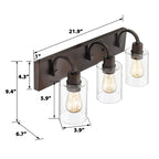 Bathroom Vanity Light Fixtures - Farmhouse Wall Light for Bathroom