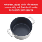 ZWILLING Clad CFX 6-qt Stainless Steel Ceramic Nonstick Dutch Oven