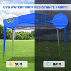 Zenova 10' x 10' Outdoor Pop Up Canopy Tent Patio Gazebo Party Wedding Tent