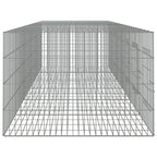 vidaXL 3-Panel Rabbit Cage Animal Hutch Playpen Enclosure Galvanized Iron